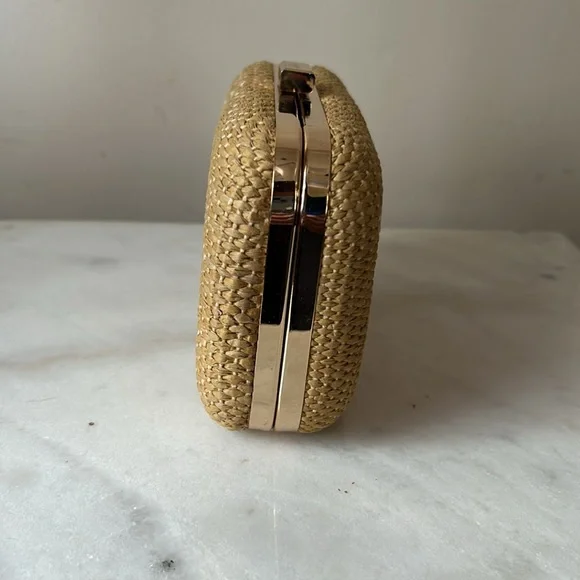 Ann Taylor Cherry hard-sided clutch purse, NWT - Picture 5 of 15